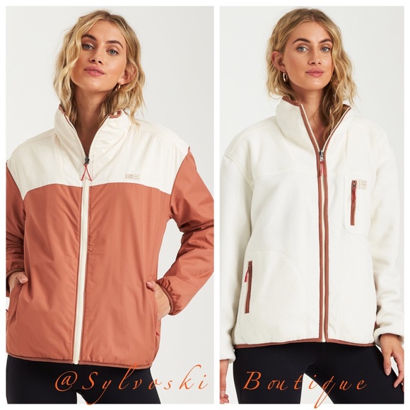 Billabong Atlas Reversible Jacket Nwt 